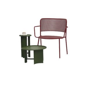 Slat Steel Armless Chairs,Minimalist Olefin Rope Chairs,Outdoor Rope Furniture,Polyolefin Fiber Chair,Minimalist Patio Chair