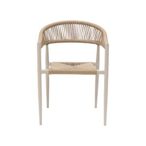 Olefin Rope Weave Armchair、Montmartre Outdoor Dining Chair、Vertical Rope Patio Seating