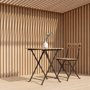 Modern chair in bright interior space